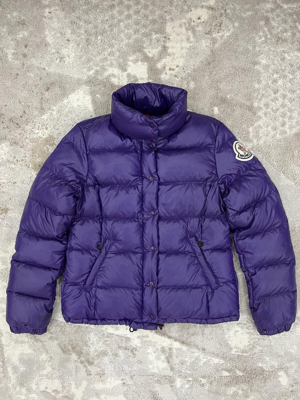 Moncler × Vintage Moncler purple womrns puffer jacket Size L / US 10 / IT 46 - 3 Thumbnail