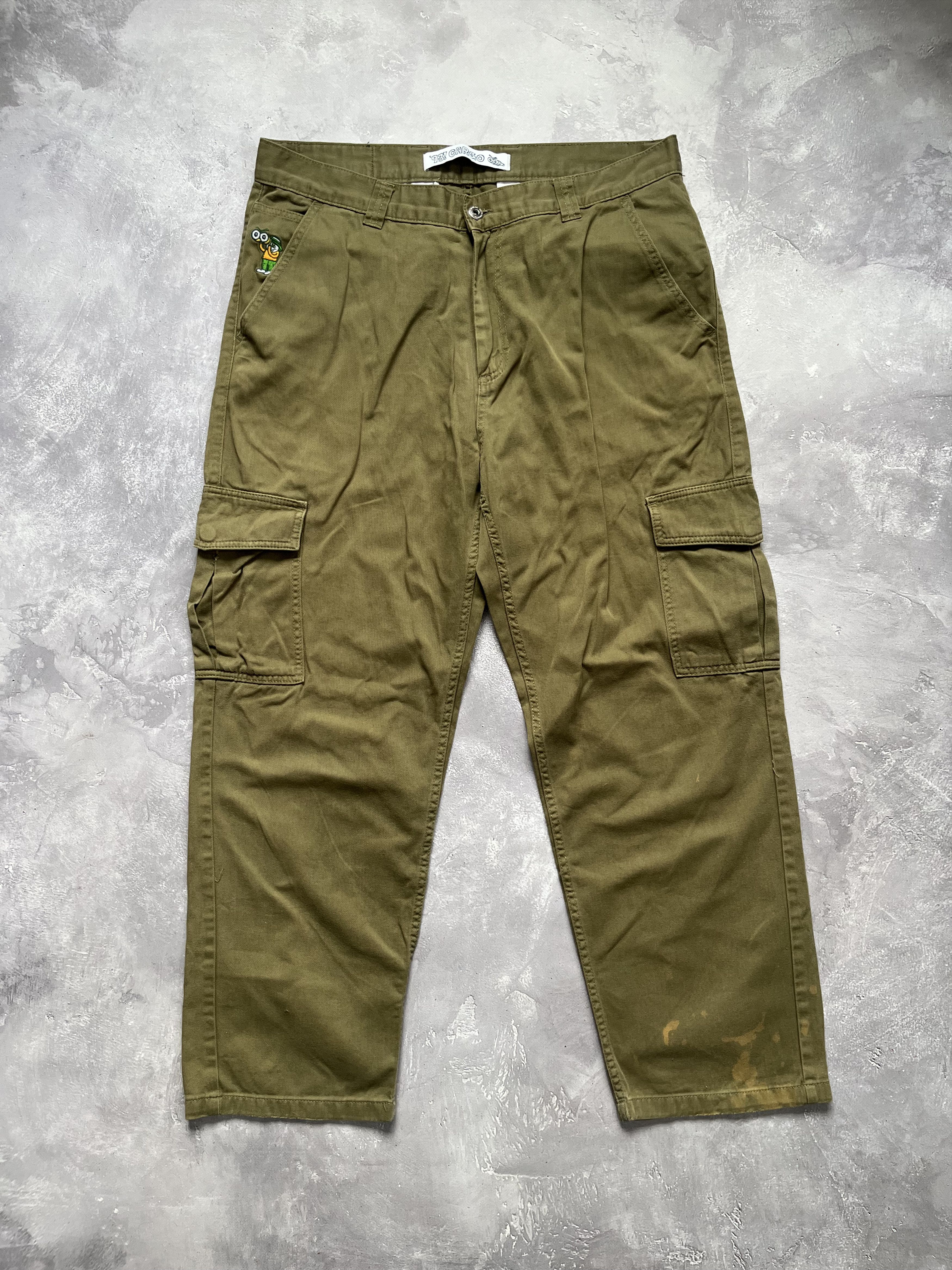 Polar Skate Co. Polar Skate Company 93 Cargo Pants Khaki Green Jeans Size US 34 / EU 50 - 1 Thumbnail