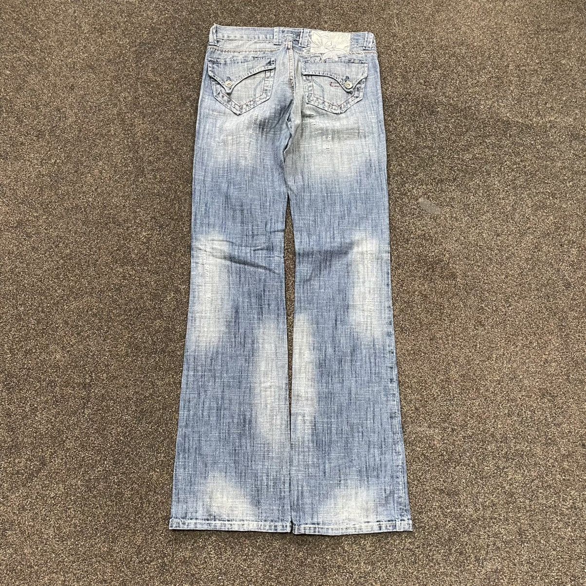 Vintage Vintage Y2K Baggy Flared Jeans Distressed Skate Aesthetic 32 Size US 32 / EU 48 - 3 Thumbnail