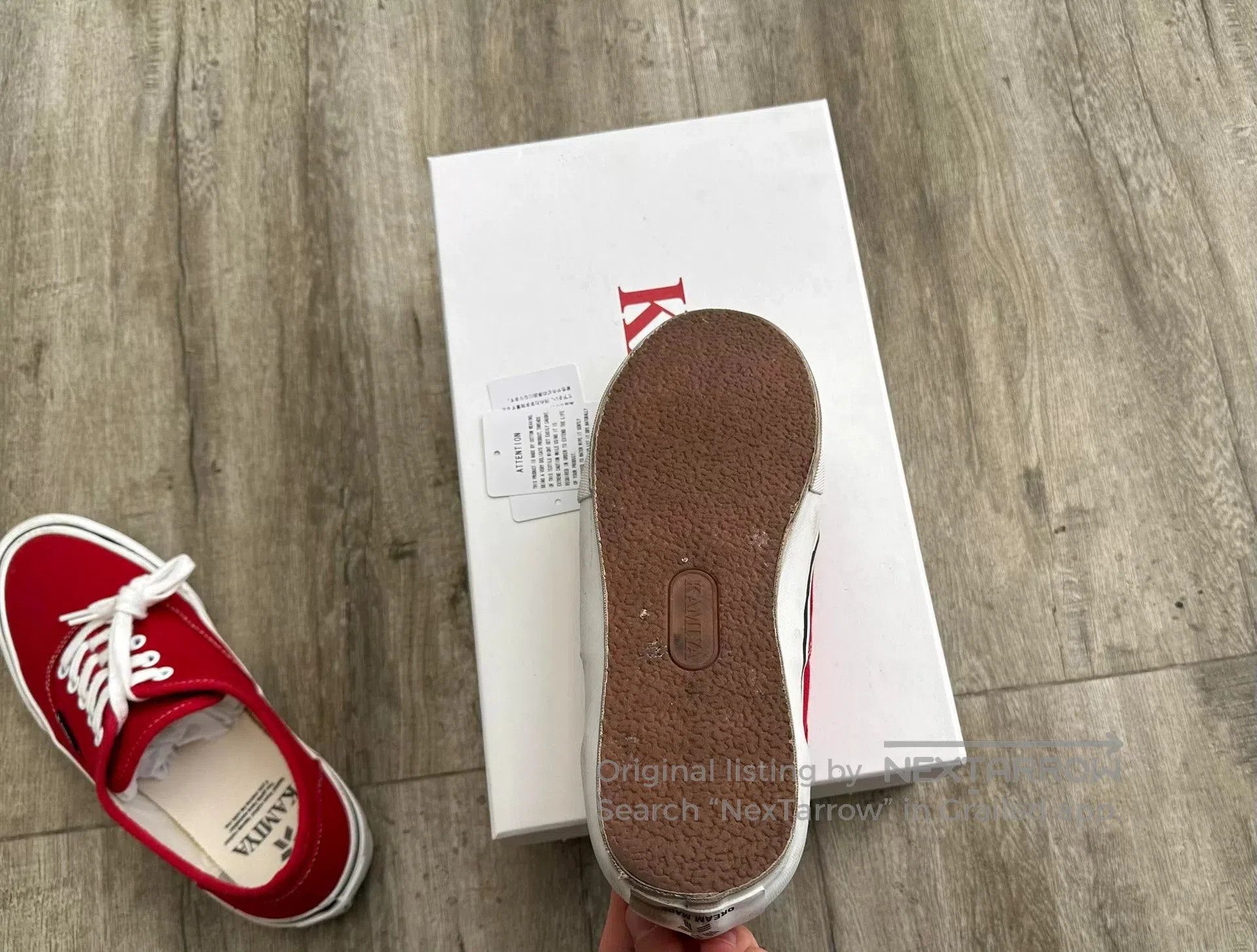 Maison MIHARA YASUHIRO red vulcanize low. Size US 9 / EU 42 - 5 Thumbnail