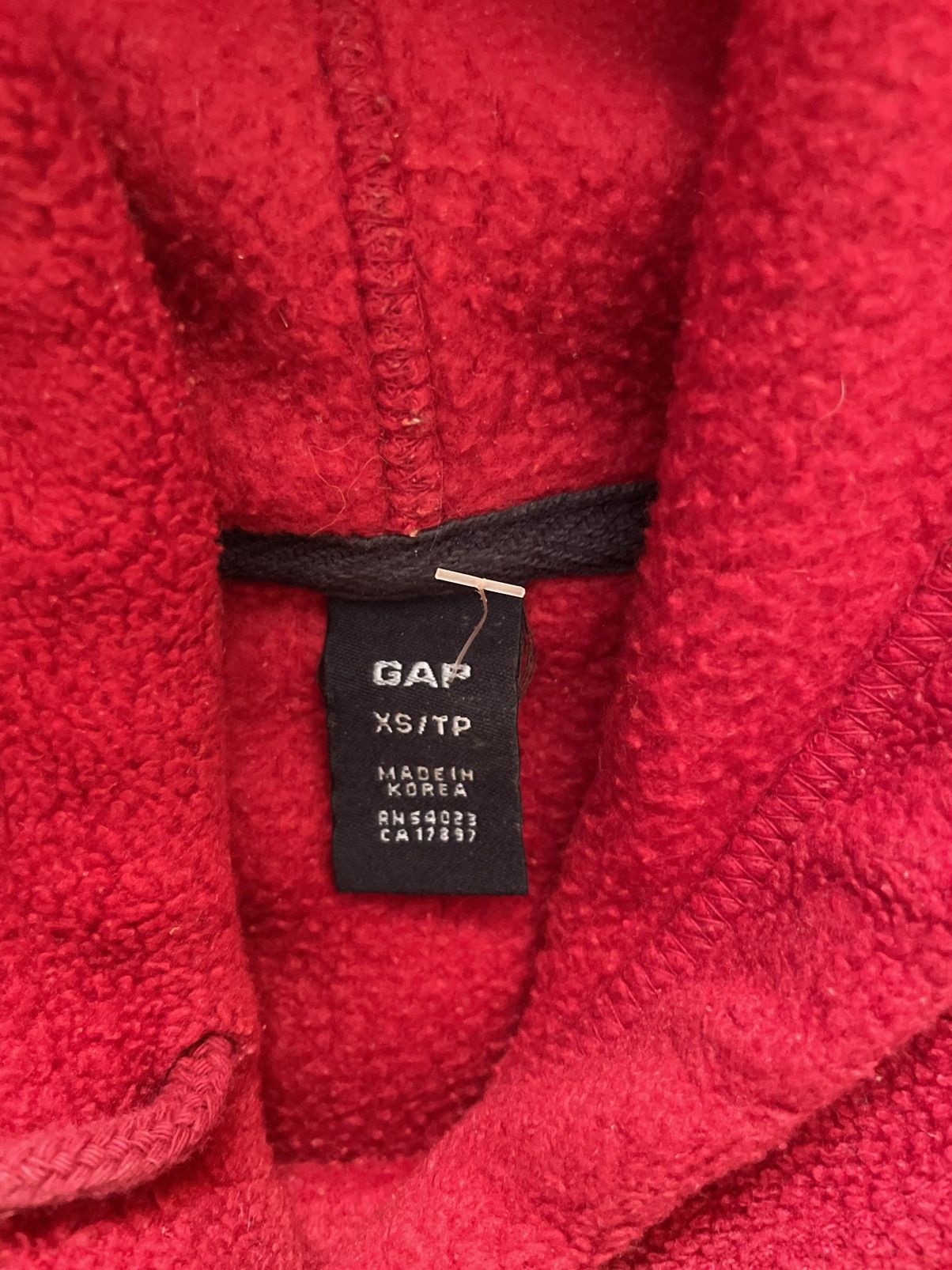 Gap × Vintage 00s Gap Teddy-Hoodie Fleece Streetwear Vintage Big Logo Rare Size US S / EU 44-46 / 1 - 9 Thumbnail