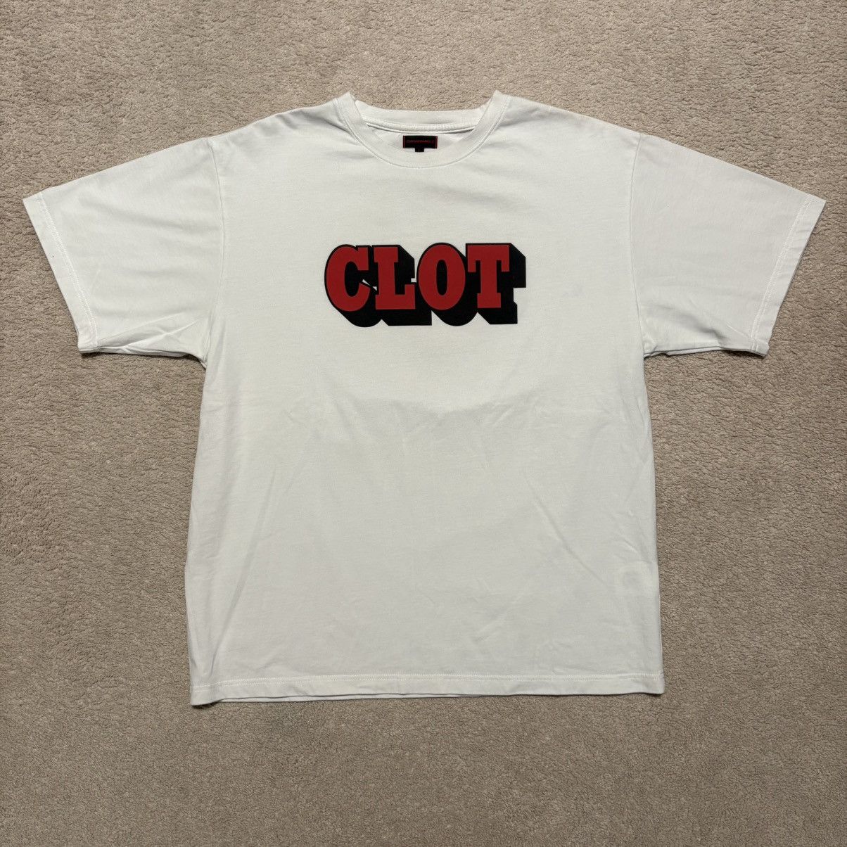 CLOT CLOT CLOT LOGO streetwear asian brand tee shirt size L Size US L / EU 52-54 / 3 - 2 Thumbnail