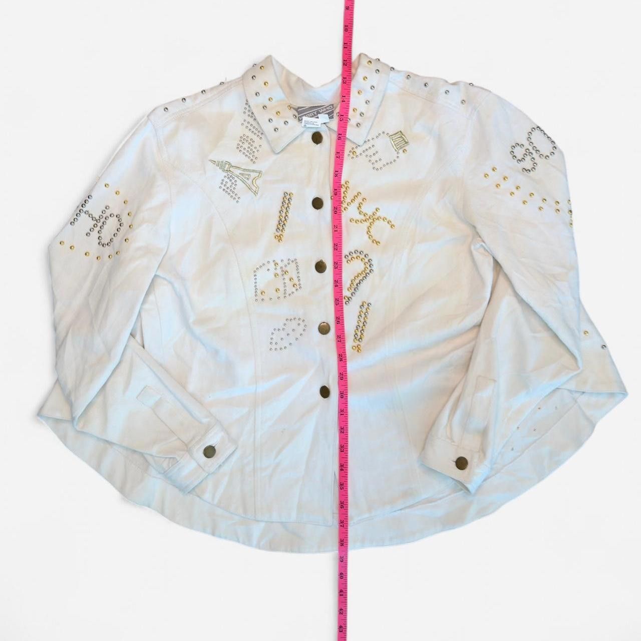 Other Harry Brown Women's white cream Coats Size US L / EU 52-54 / 3 - 3 Thumbnail