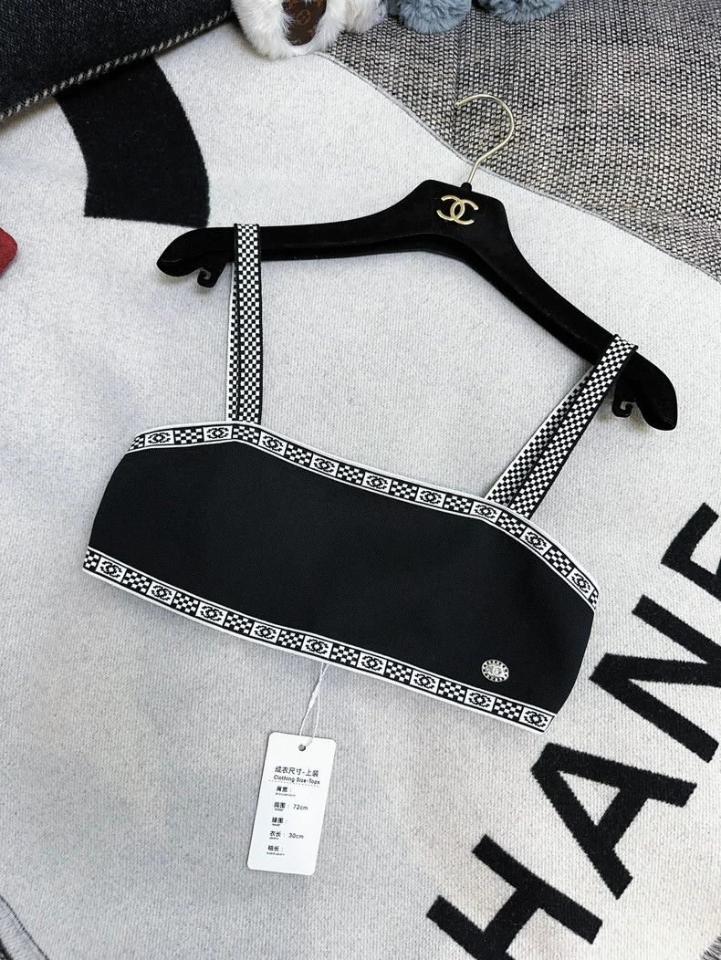 Chanel Chanel 23c early spring chessboard logo suspender Size XS / US 0-2 / IT 36-38 - 1 Thumbnail