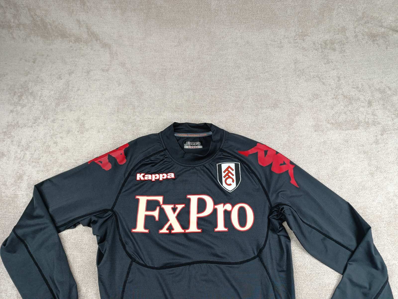 Kappa FULHAM KAPPA 2011/12 AWAY FOOTBALL SHIRT LONG SLEEVE JERSEY Size US S / EU 44-46 / 1 - 2 Thumbnail