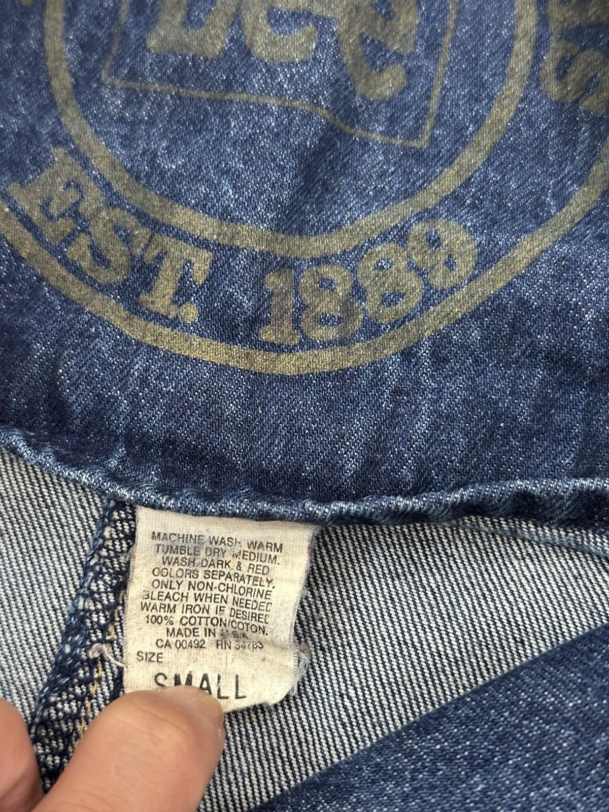 Lee Vintage 80s Lee MadeinUSA American Workwear Barn/Chore Coat Size US S / EU 44-46 / 1 - 7 Thumbnail