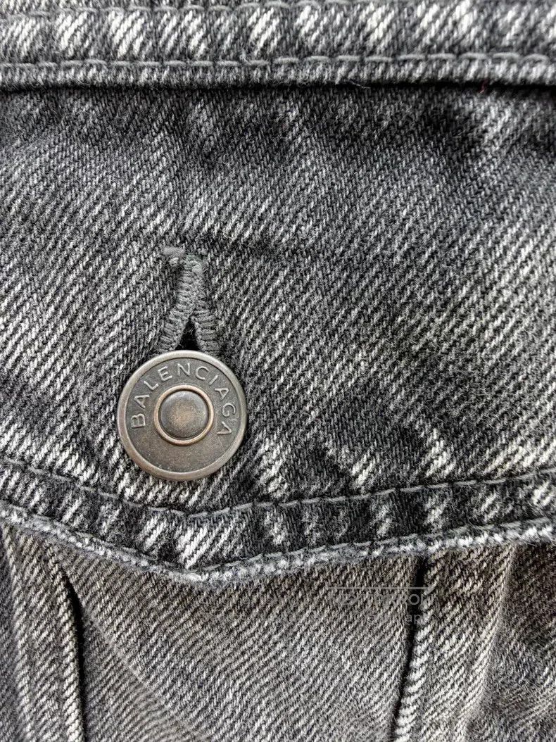 Balenciaga Balenciaga Denim Jacket Size US M / EU 48-50 / 2 - 3 Thumbnail