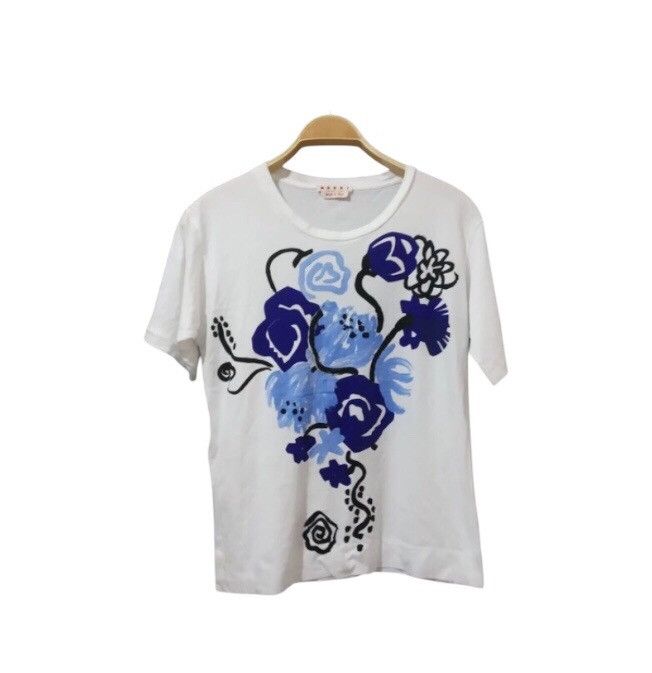 Marni Marni Floral Short Sleeve Tee Size US XS / EU 42 / 0 - 1 Thumbnail