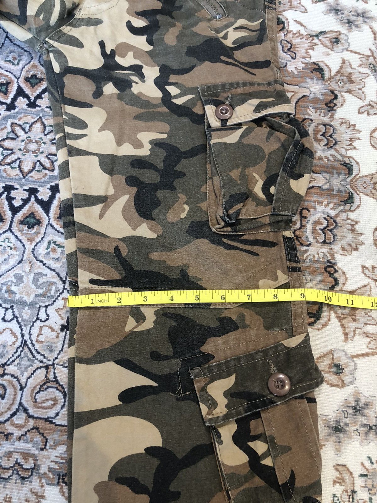 Japanese Brand CAMO TACTICAL CARGO PANTS Size US 28 / EU 44 - 16 Thumbnail