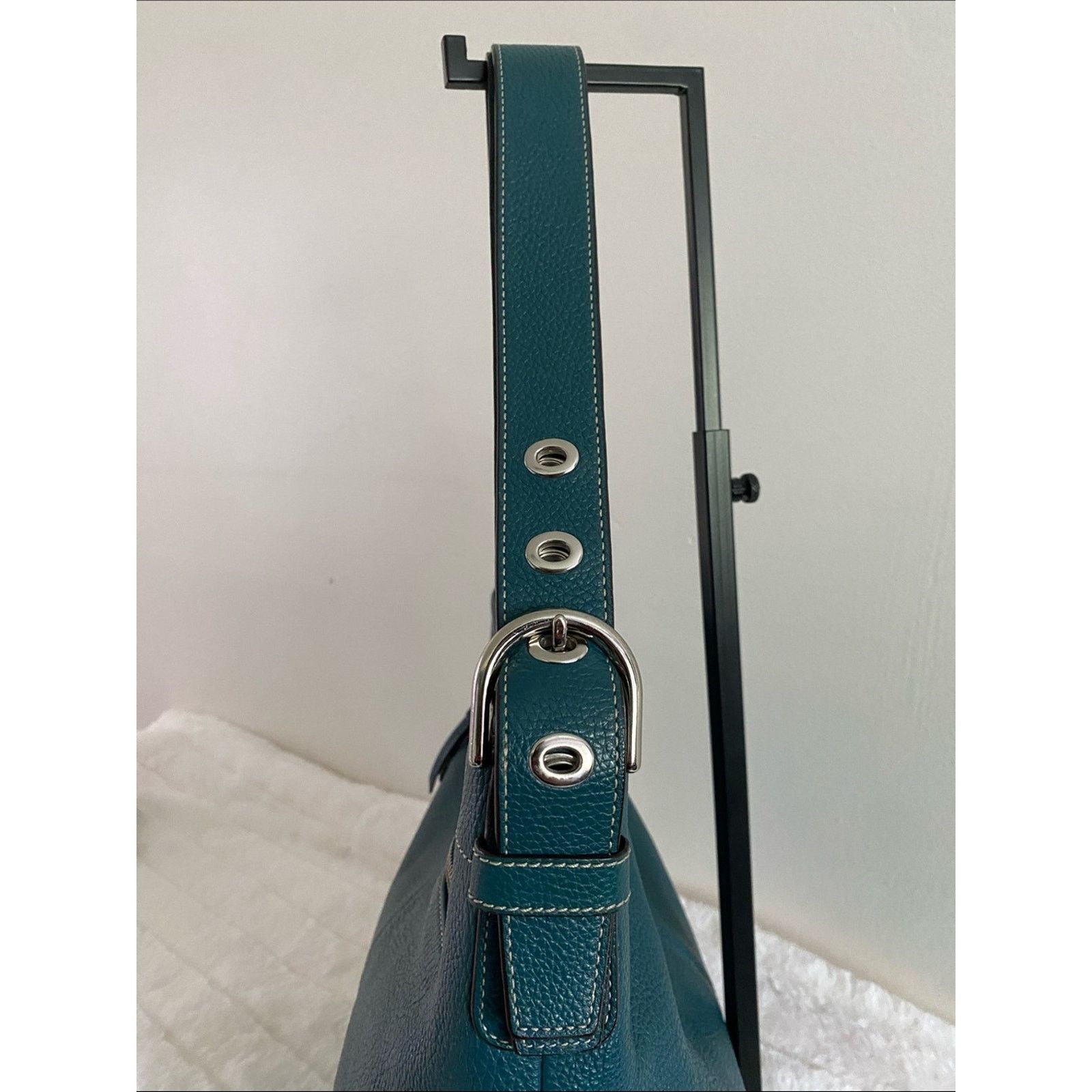 Coach Coach Convertible Duffle Hobo Bag in Bright Jade Size ONE SIZE - 5 Thumbnail