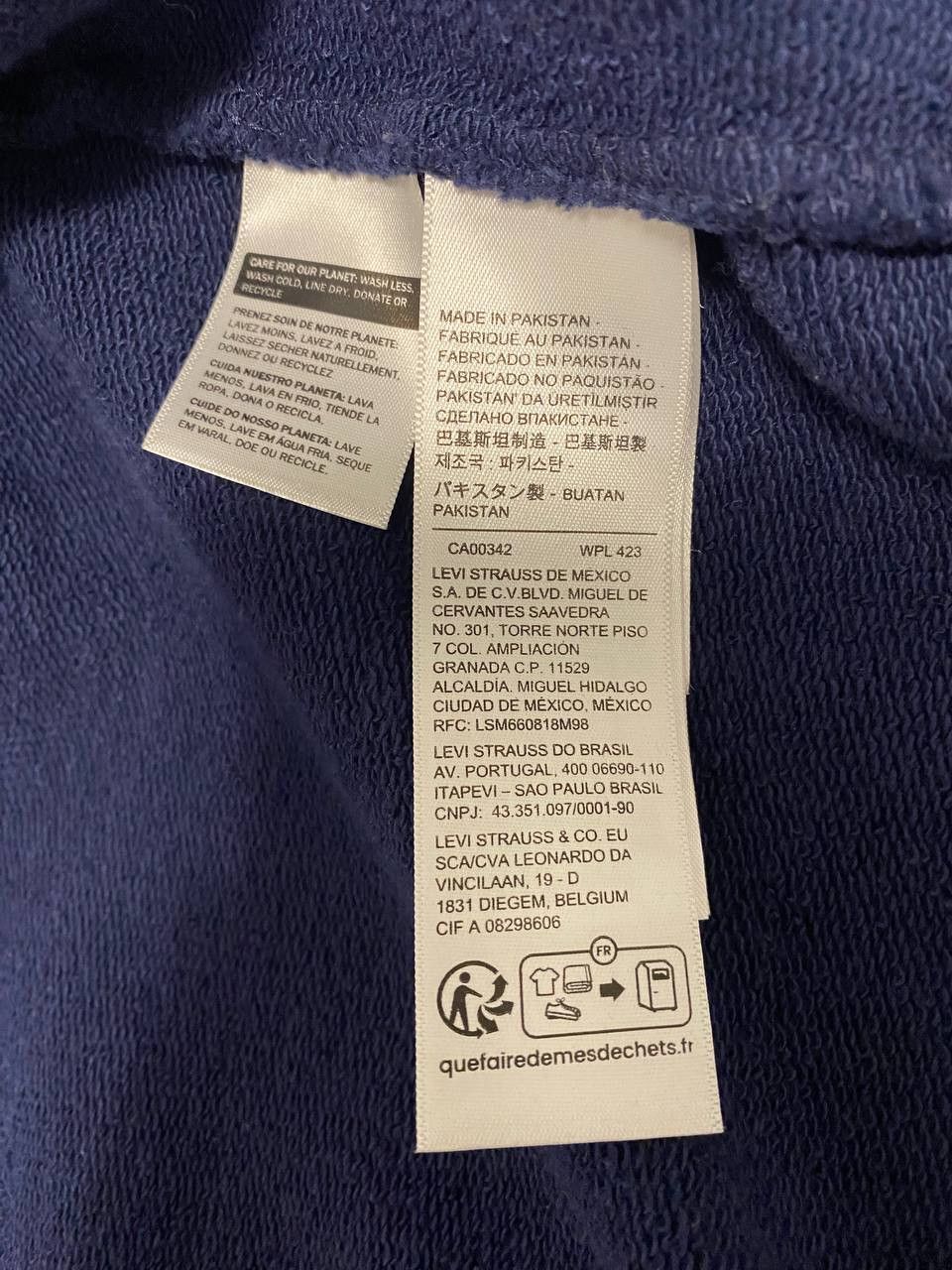 Levi's Levis original zip-up hoodie / M size Size US M / EU 48-50 / 2 - 4 Thumbnail