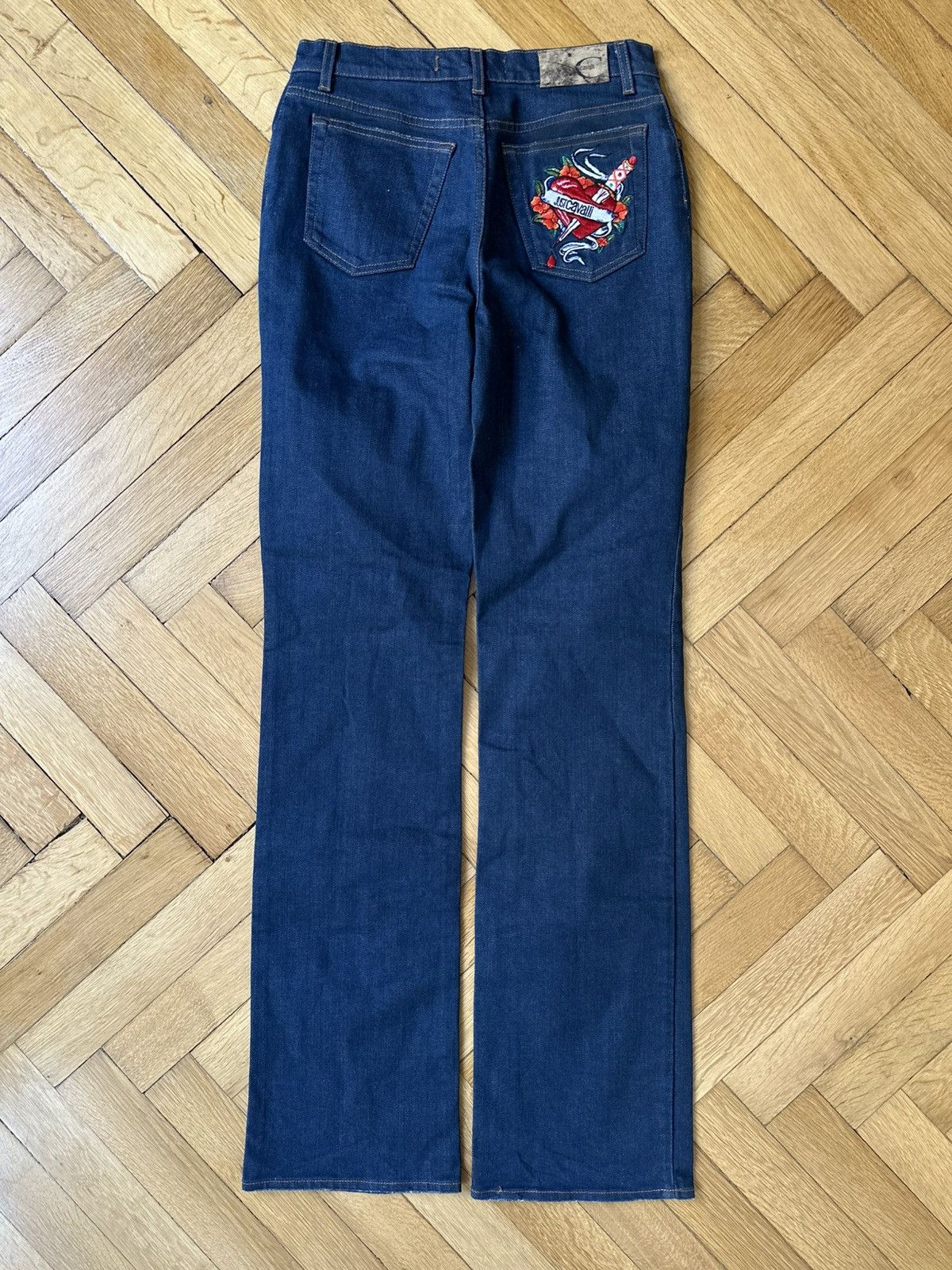 Roberto Cavalli Roberto Cavalli Vintage 2005 Y2K Style Bootcut Jeans Pants Size 32" / US 10 / IT 46 - 4 Thumbnail