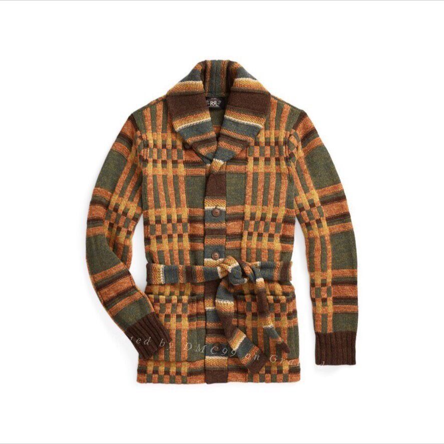 RRL Ralph Lauren RRL Shawl Collar Navajo Wool Cardigan Size US S / EU 44-46 / 1 - 1 Thumbnail