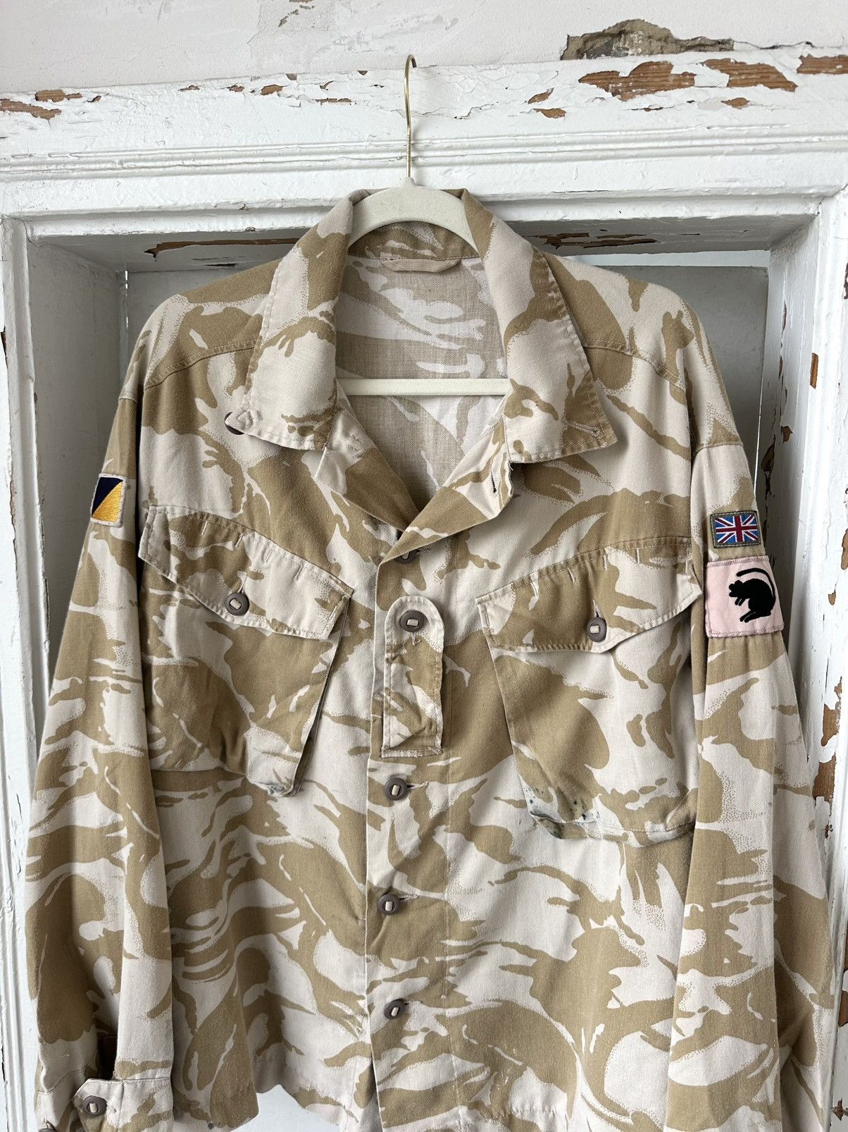 Vintage Vintage British NATO Tropical Combat Camo Jacket Size US XL / EU 56 / 4 - 2 Thumbnail