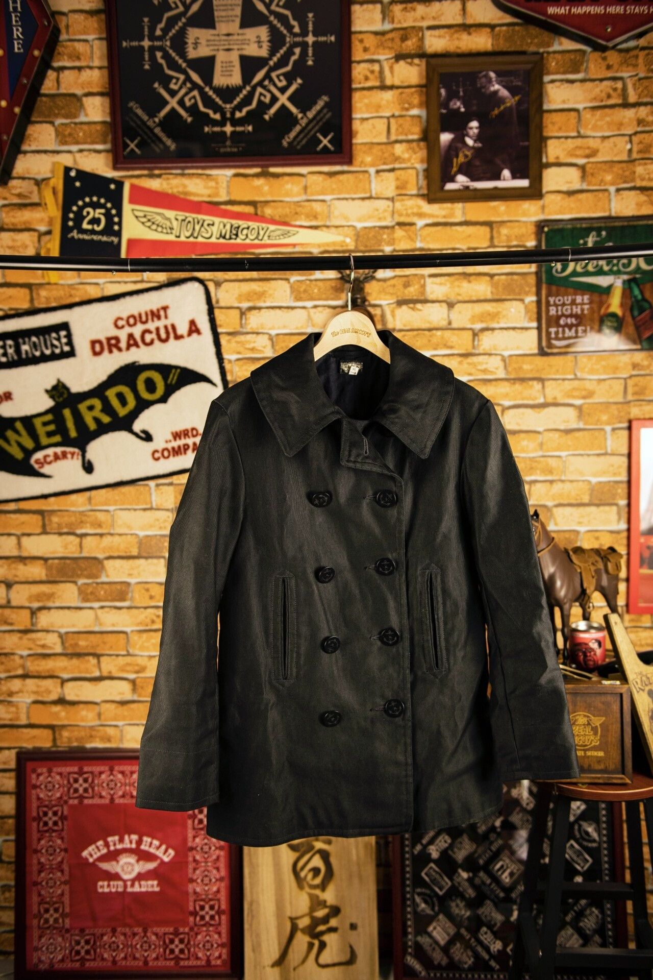 BLACK SIGN Black Navy Coat for Sale Size US M / EU 48-50 / 2 - 1 Thumbnail
