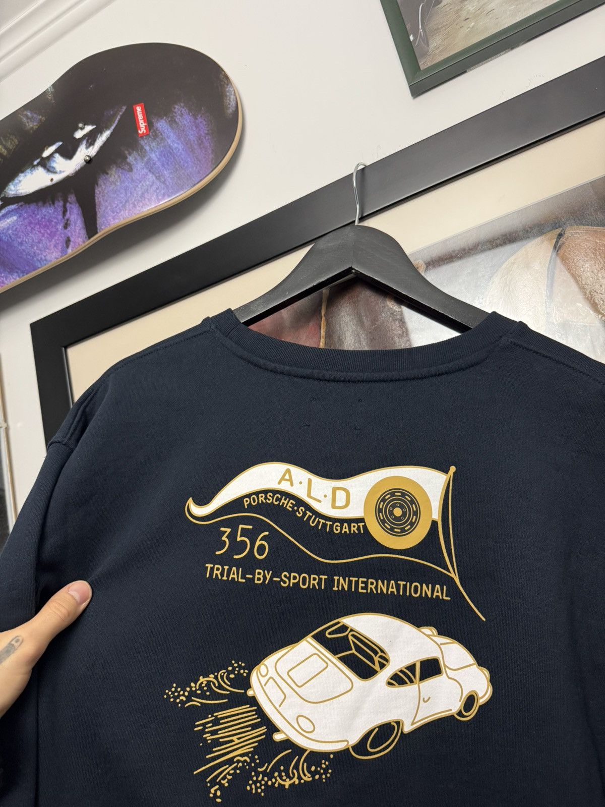 Aime Leon Dore Aime Leon Dore Porsche 356 Crewneck Sweatshirt Rare Collab Size US L / EU 52-54 / 3 - 3 Thumbnail