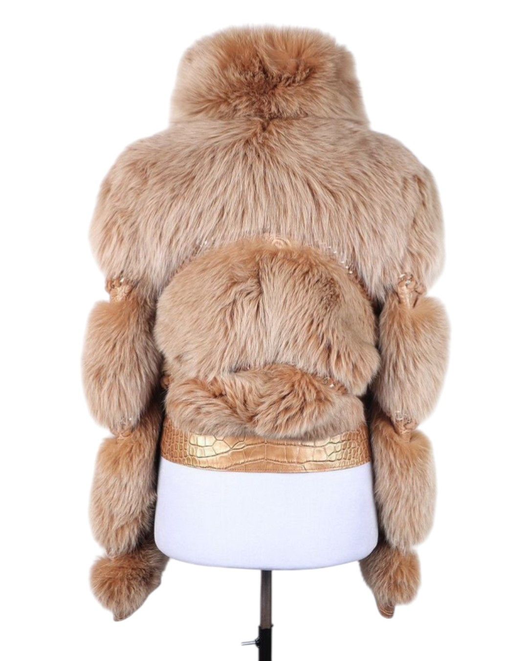 Gucci F/W 2006 RUNWAY CROCODILE LEATHER/ FOX FUR JACKET BY FRIDA Size M / US 6-8 / IT 42-44 - 4 Thumbnail