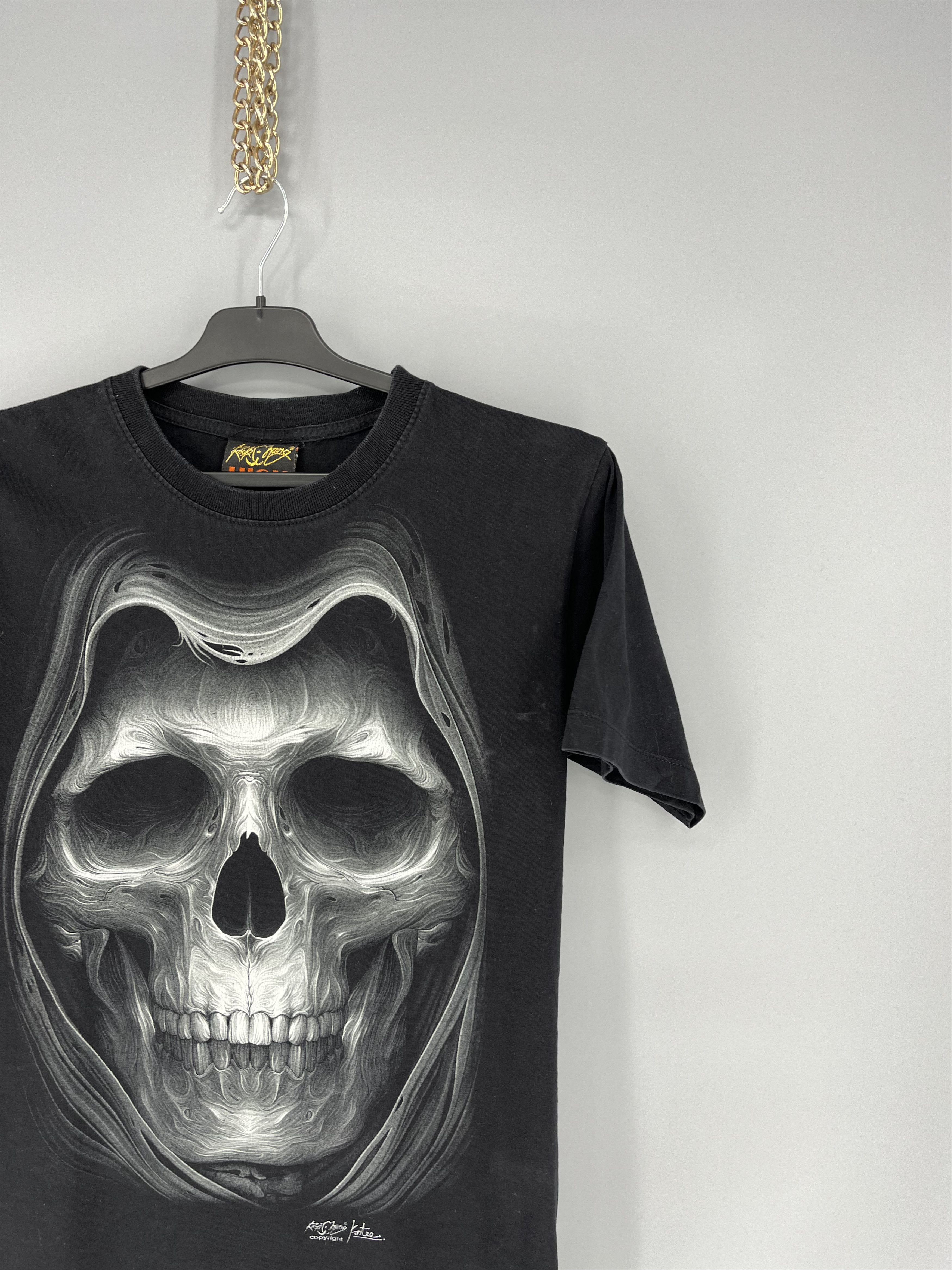 Band Tees Skulls Vintage Y2K Rock Metal Size XL Black Reverse Logo Size US S / EU 44-46 / 1 - 5 Thumbnail