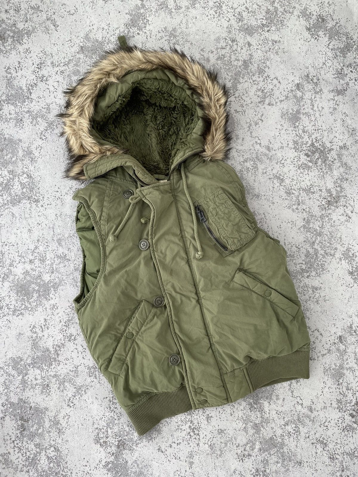 Denim & Supply Ralph Lauren DENIM &SUPPLY RALPH LAUREN Vintage Military Vest Size US S / EU 44-46 / 1 - 1 Thumbnail