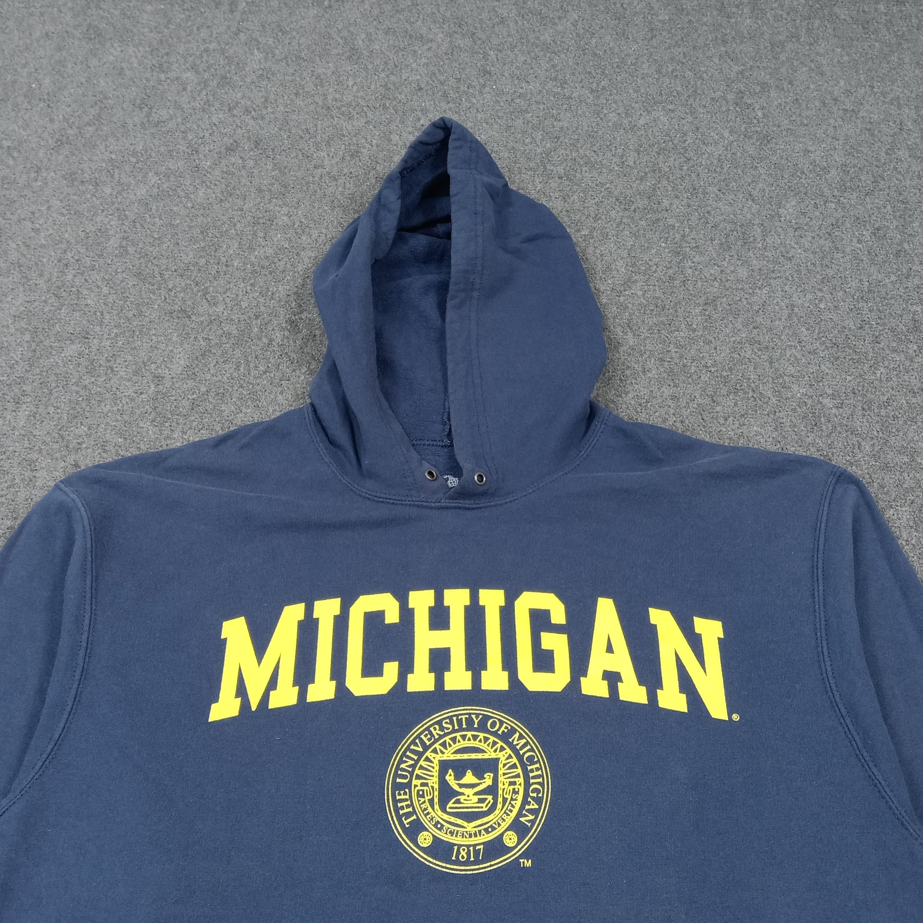 Vintage University of Michigan Promo Hoodies C284N16 Size US L / EU 52-54 / 3 - 2 Thumbnail