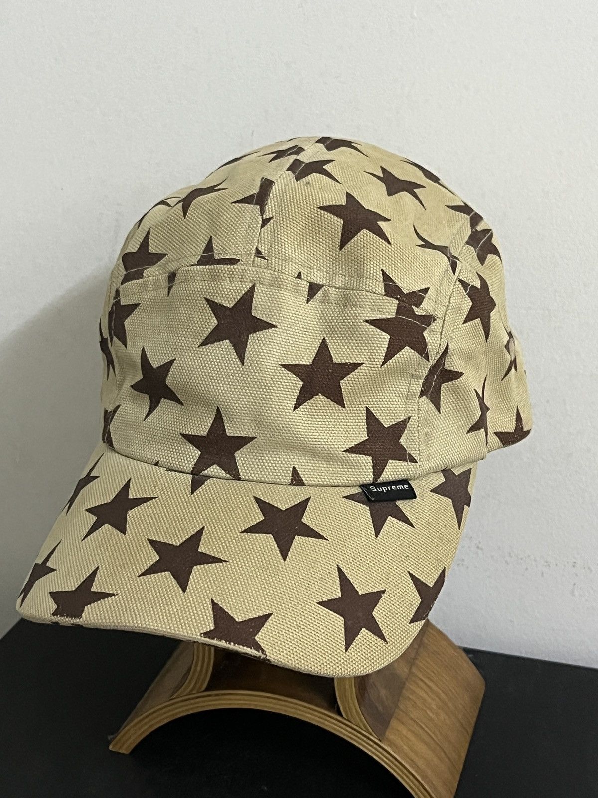 Supreme Rare Vintage 2000 OG Supreme Star 5 Panel Camp Cap Size ONE SIZE - 4 Thumbnail