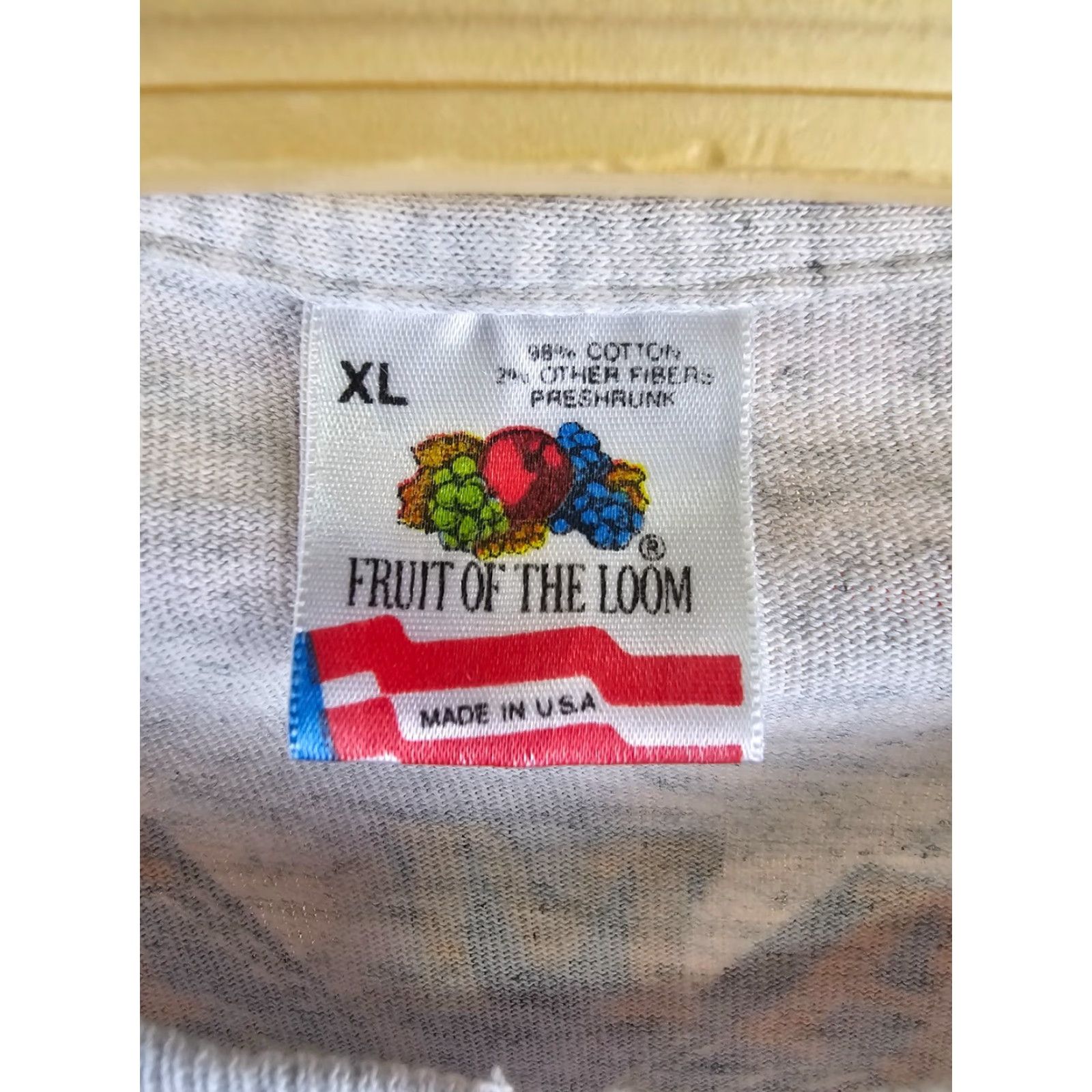 Fruit Of The Loom VINTAGE 91' BEAT NAVY USN US NAVY SLAM THE SQUIDS GO ARMY LONG SLEEVE T-SHIRT XL Shirt Mens Gray 90s Western Size US XL / EU 56 / 4 - 5 Thumbnail