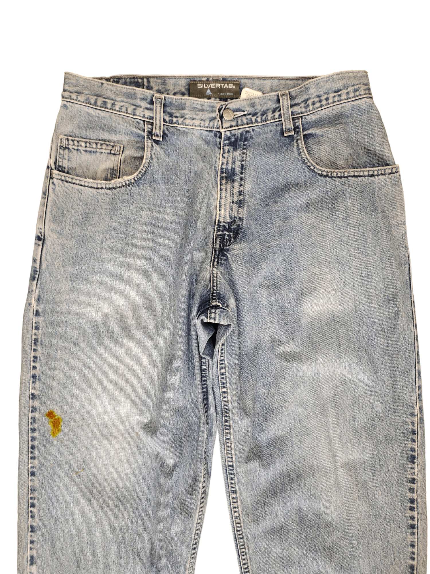 Levi's Vintage Clothing Baggy Jeans 90s Levis Silvertab Wide leg Denim Baggy Fit Size US 33 - 3 Thumbnail
