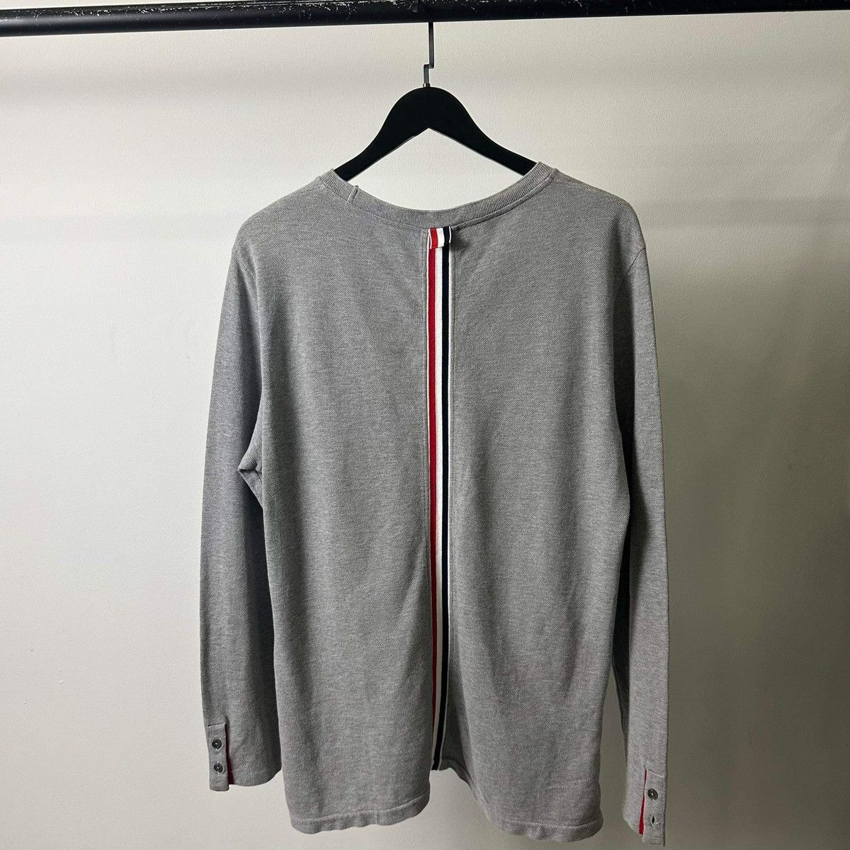 Thom Browne THOM BROWNE BACK STRIPED LONGSLEVE Size US L / EU 52-54 / 3 - 2 Thumbnail