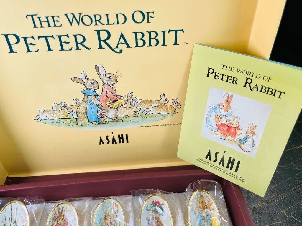 Other Vintage Peter Rabbit Asahi Gold Tone Collector Spoon Set Size ONE SIZE - 2 Thumbnail
