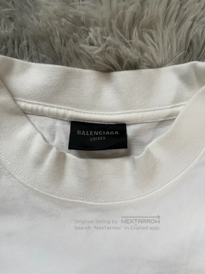 Balenciaga Balenciaga Logo Embroidered Round Neck Short Sleeve T-Shir Size US L / EU 52-54 / 3 - 2 Thumbnail