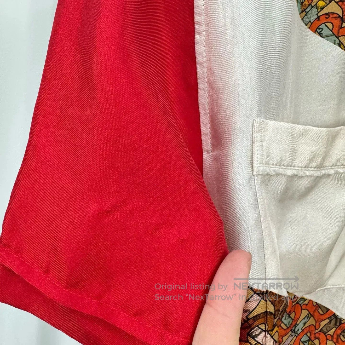 Burberry burberry colorful silk short sleeve shirt. Size XS / US 0-2 / IT 36-38 - 5 Thumbnail