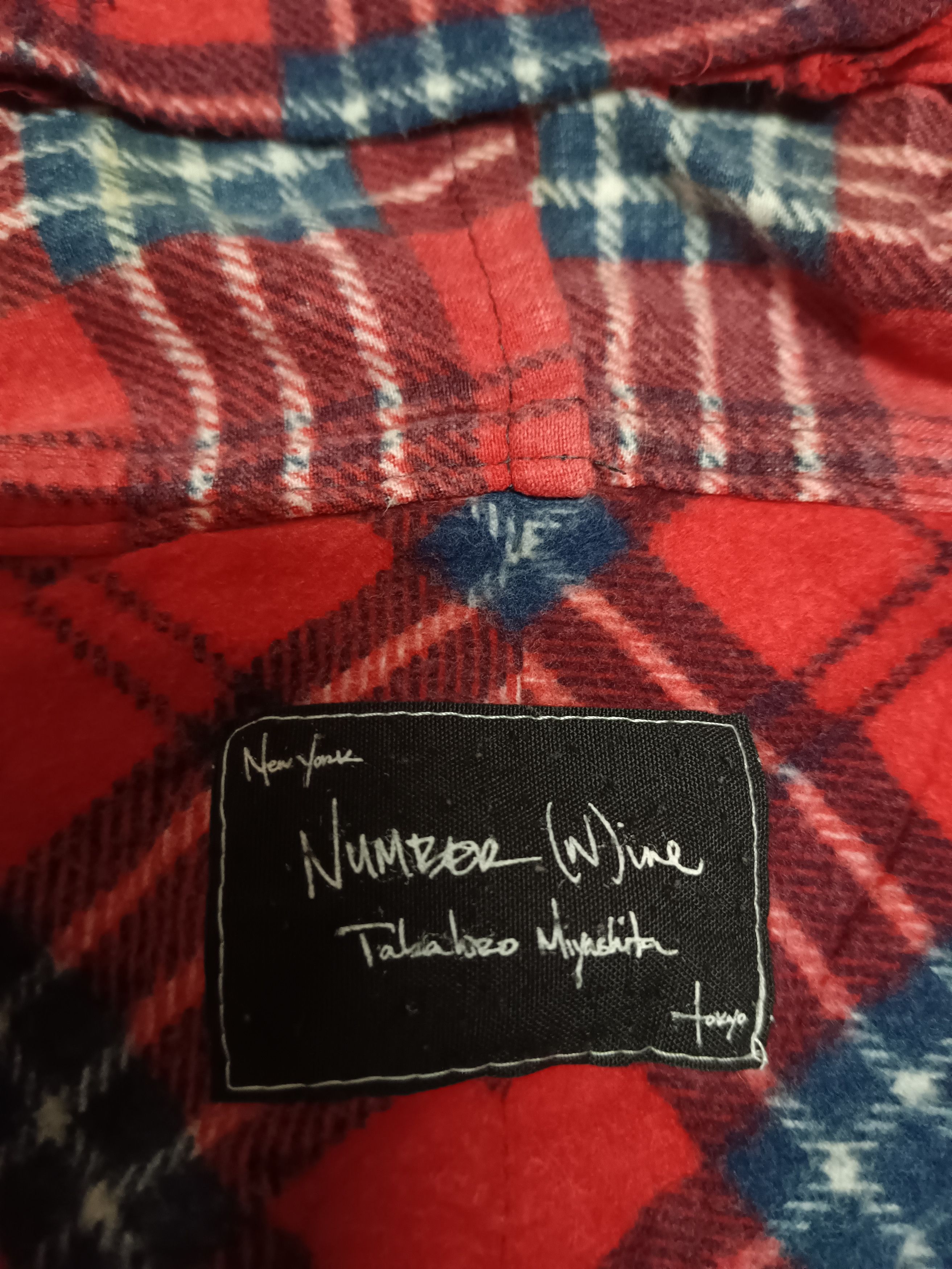 Number (N)ine FW06 Plaid Tartan Flannel Pullover Size US M / EU 48-50 / 2 - 24 Thumbnail