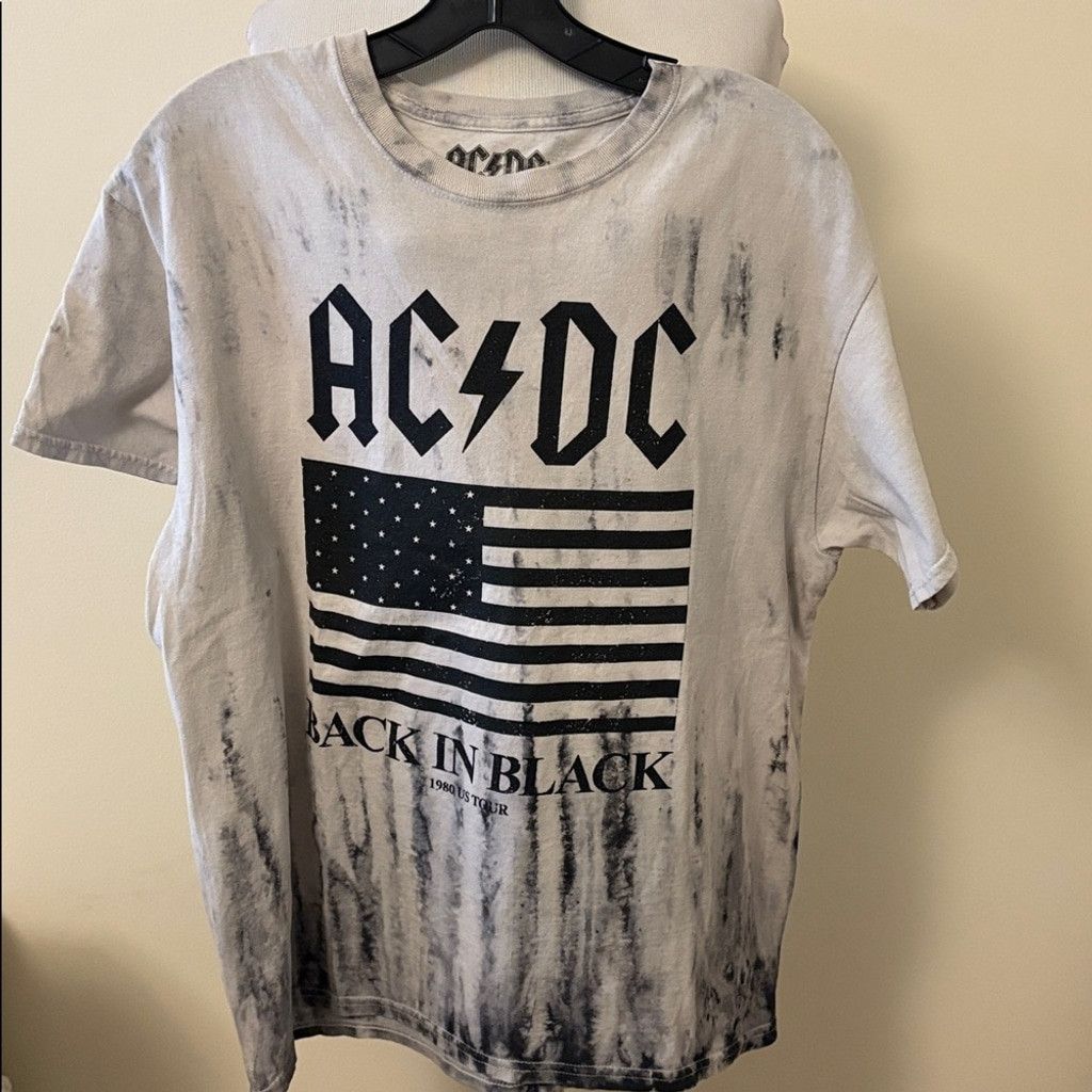 AC/DC AC/DC 2017 Back In Black Tie Dye T-Shirt US Tour Band Tee Lg Size US L / EU 52-54 / 3 - 3 Thumbnail