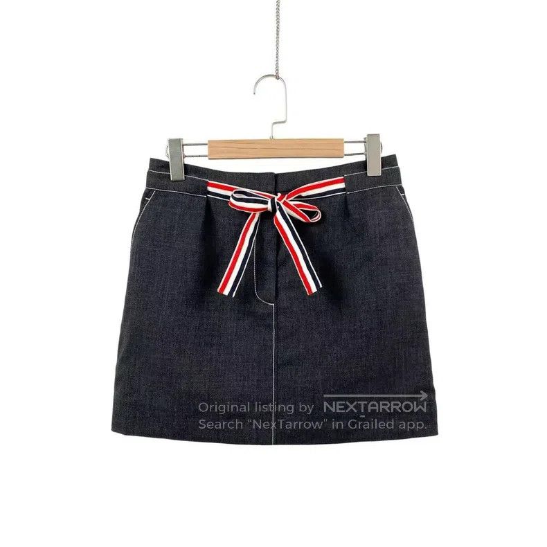 Thom Browne Thom Browne Colorful denim skirt Size 26" / US 2 / IT 38 - 1 Thumbnail