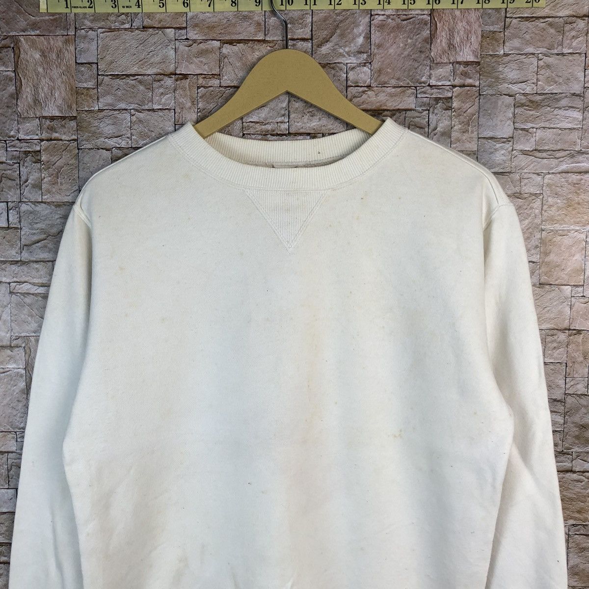 Champion Champion vintage White Plane Sweatshirt #A524 Size US M / EU 48-50 / 2 - 5 Thumbnail