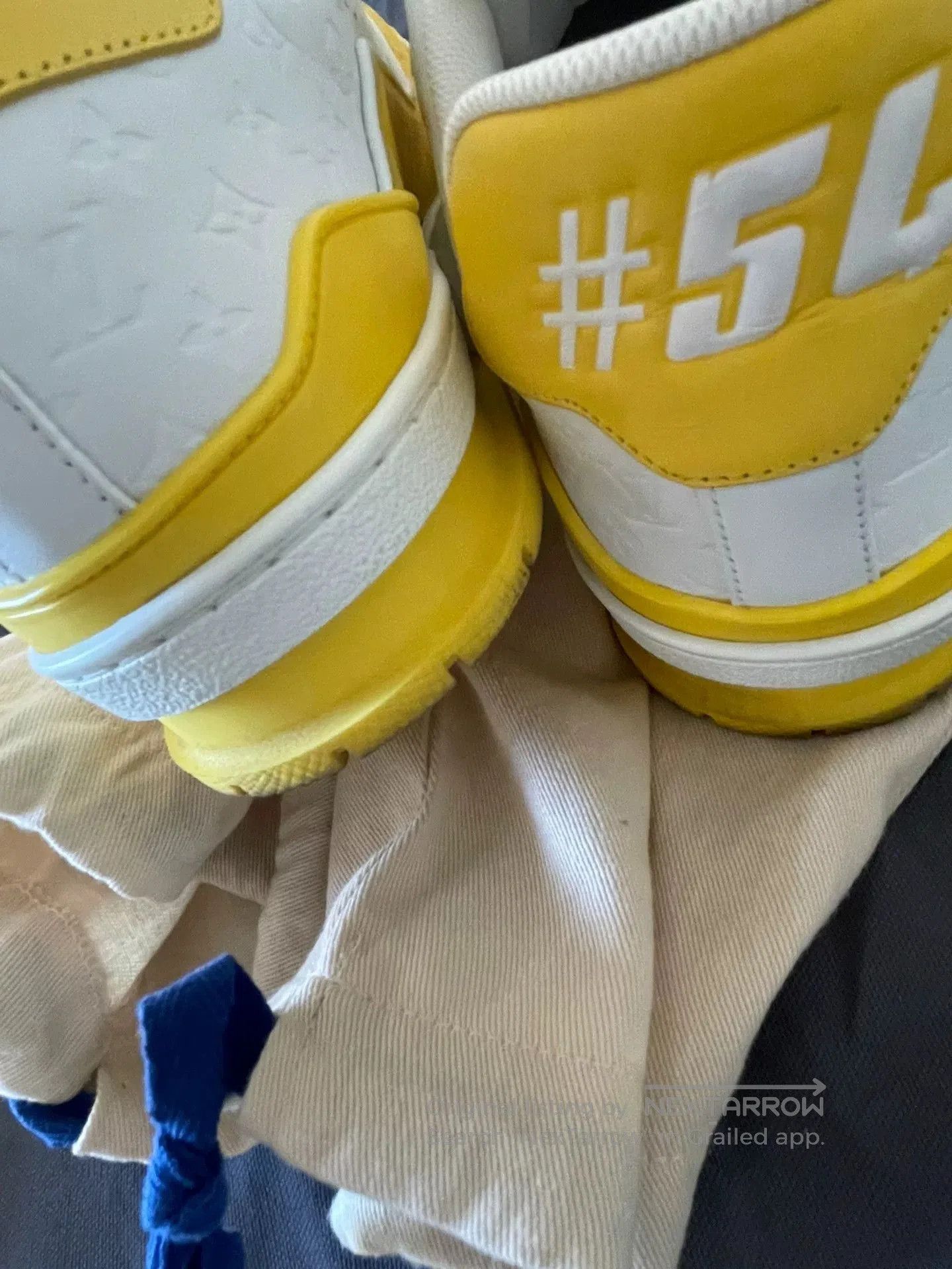 Louis Vuitton lv trainer运动鞋 in yellow and white. Size US 8.5 / EU 41-42 - 5 Thumbnail