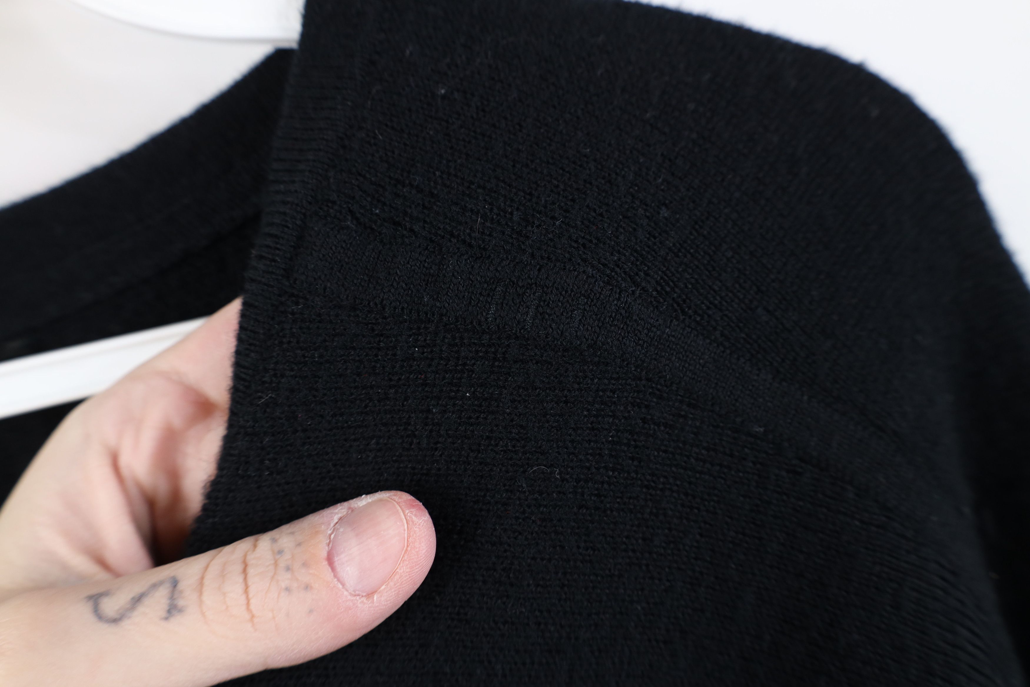 Lululemon Lululemon Blank Merino Wool Knit Crewneck Sweater Black Size US L / EU 52-54 / 3 - 4 Thumbnail