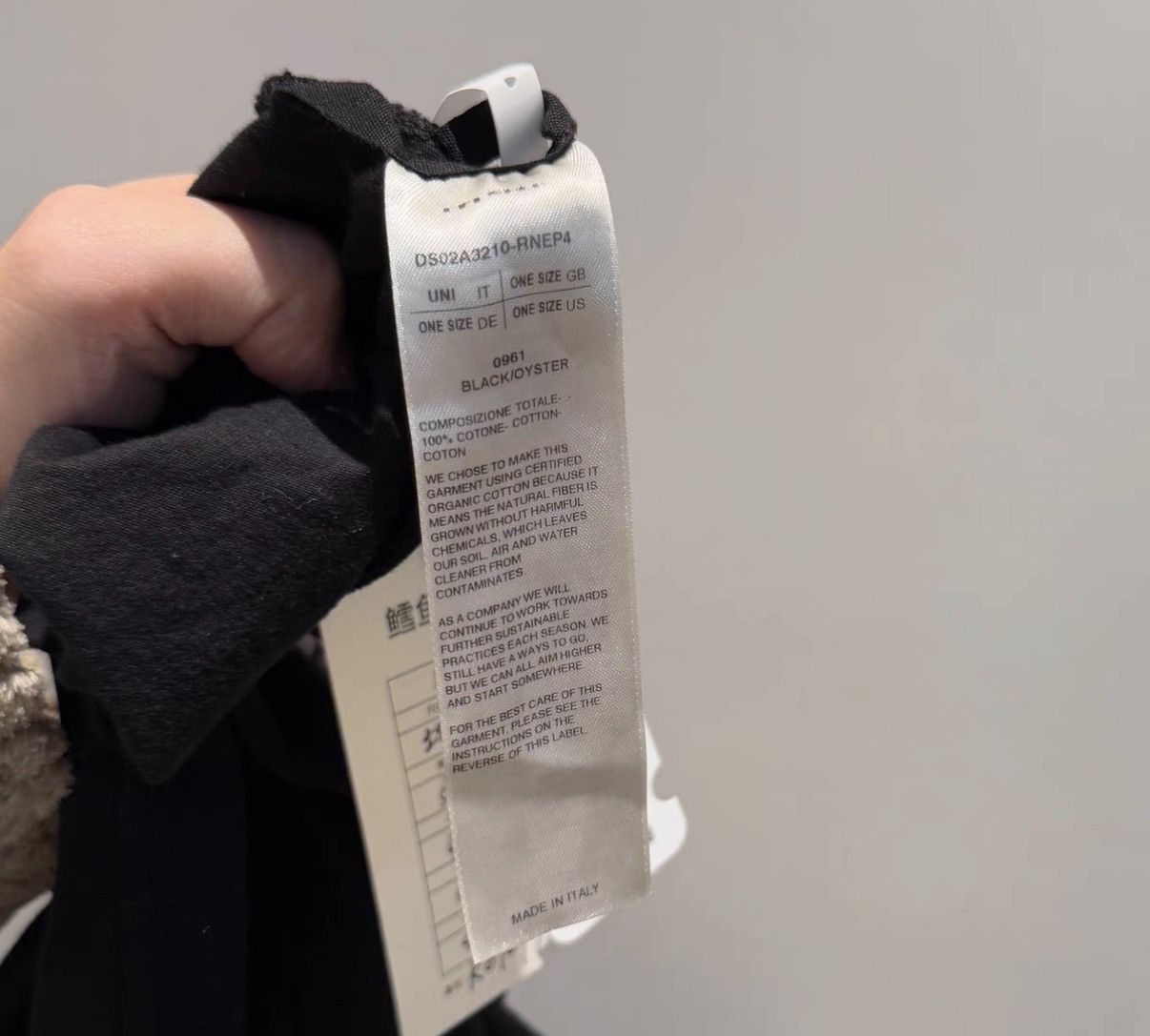 Rick Owens Rick Owens 23SS Graphic Print Long Sleeve Size ONE SIZE - 6 Thumbnail