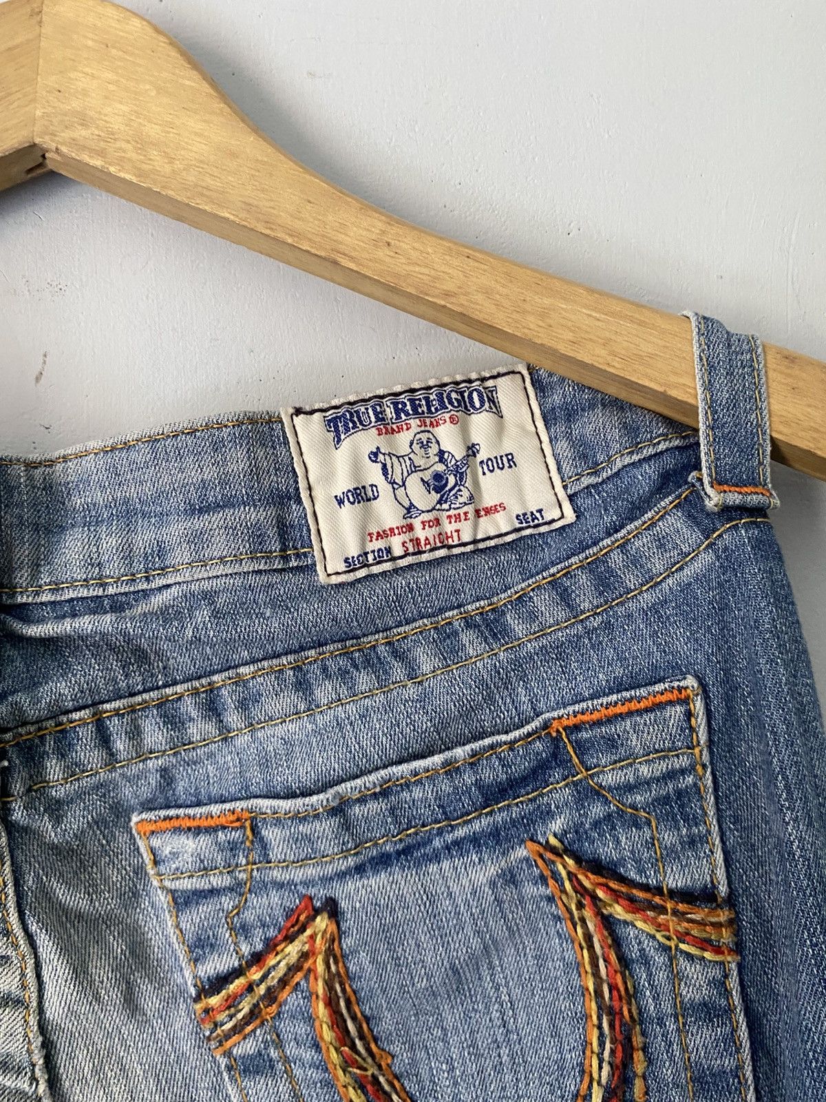 If Six Was Nine × Japanese Brand × True Religion Vintage true religion flare sun faded jeans Size US 28 / EU 44 - 5 Thumbnail