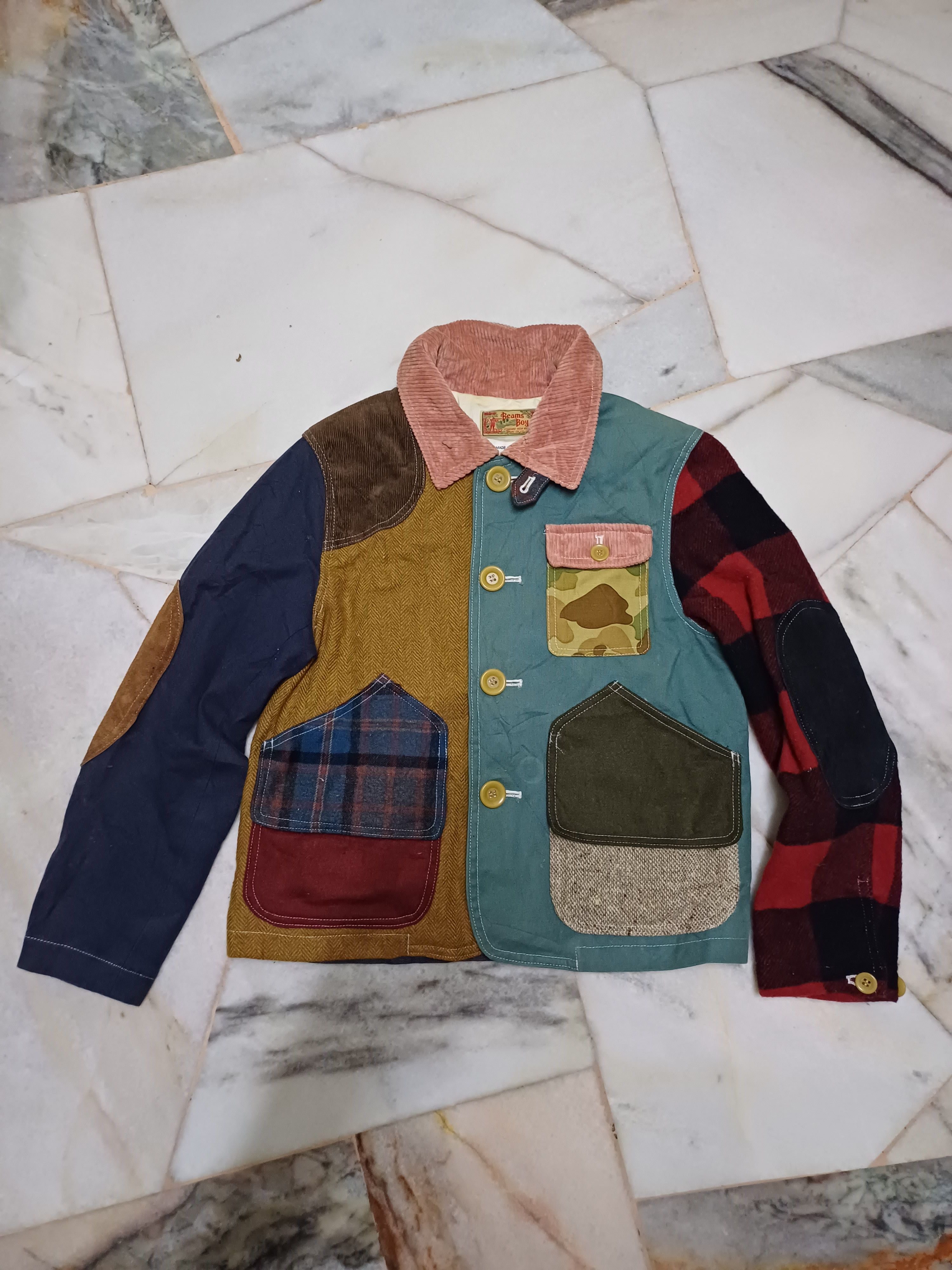 Japanese Brand beam boy pacthwork jacket for boy Size US XS / EU 42 / 0 - 1 Thumbnail