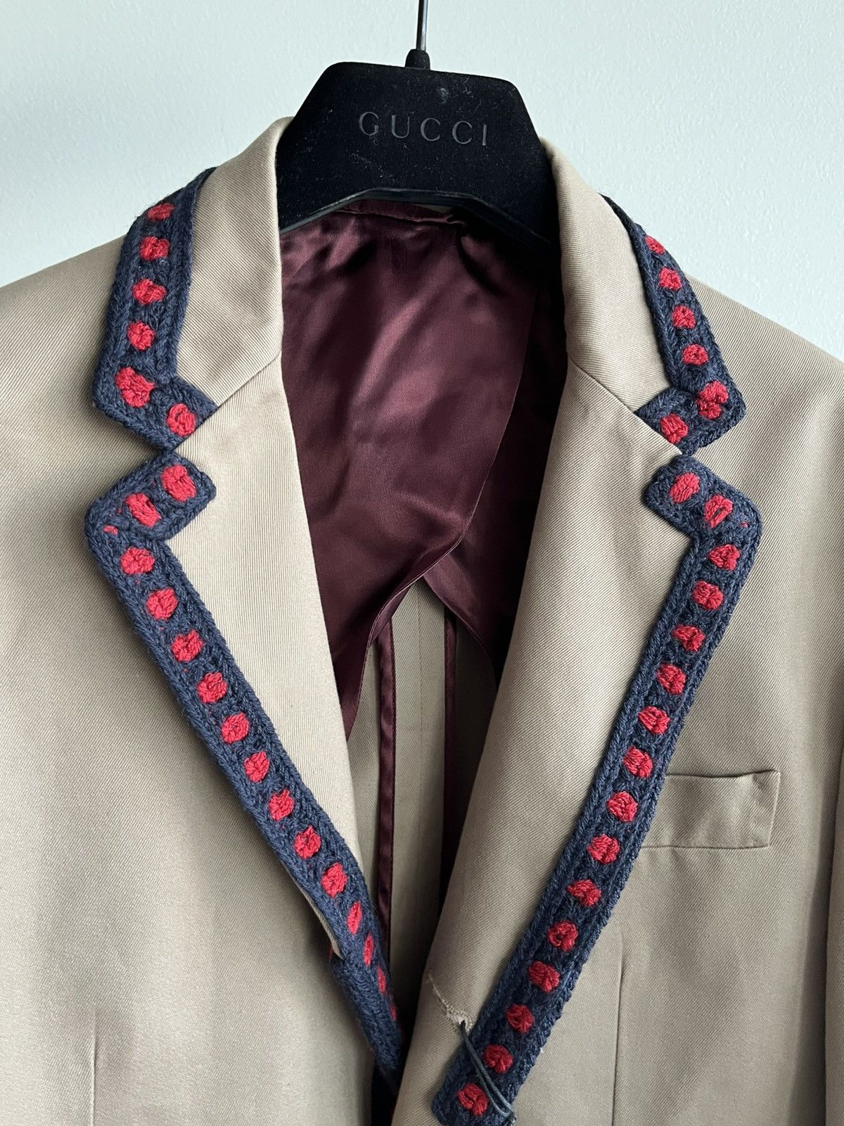 Gucci $3k Value Gucci SuperRunway 2015-16 Runway Celebrity Blazer Size 46S - 9 Thumbnail