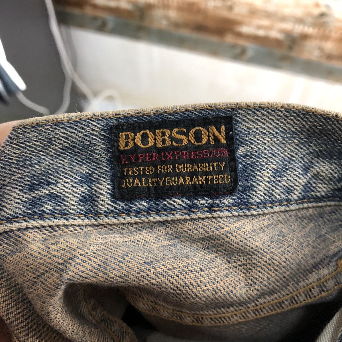 Vintage DL Bobson vintage Blue Denim Pants #C175 Size US 30 / EU 46 - 19 Thumbnail