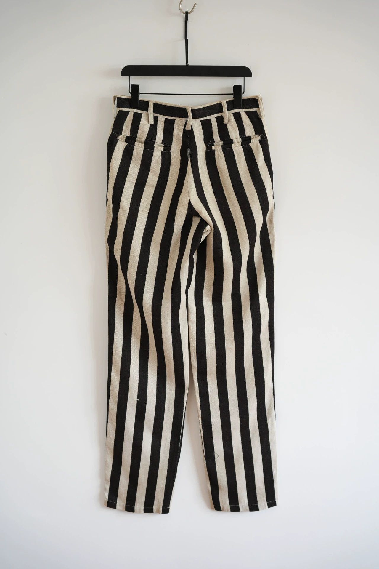 Yohji Yamamoto Yohji Yamamoto 06SS Striped Cotton Baseball Pants Size US 32 / EU 48 - 2 Thumbnail