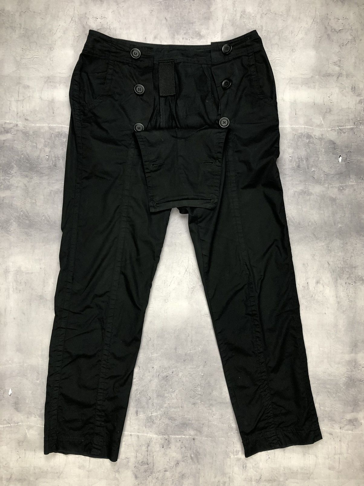 Rundholz Rundholz black label ladies drop crotch avant-garde pants Size 30" / US 8 / IT 44 - 2 Thumbnail