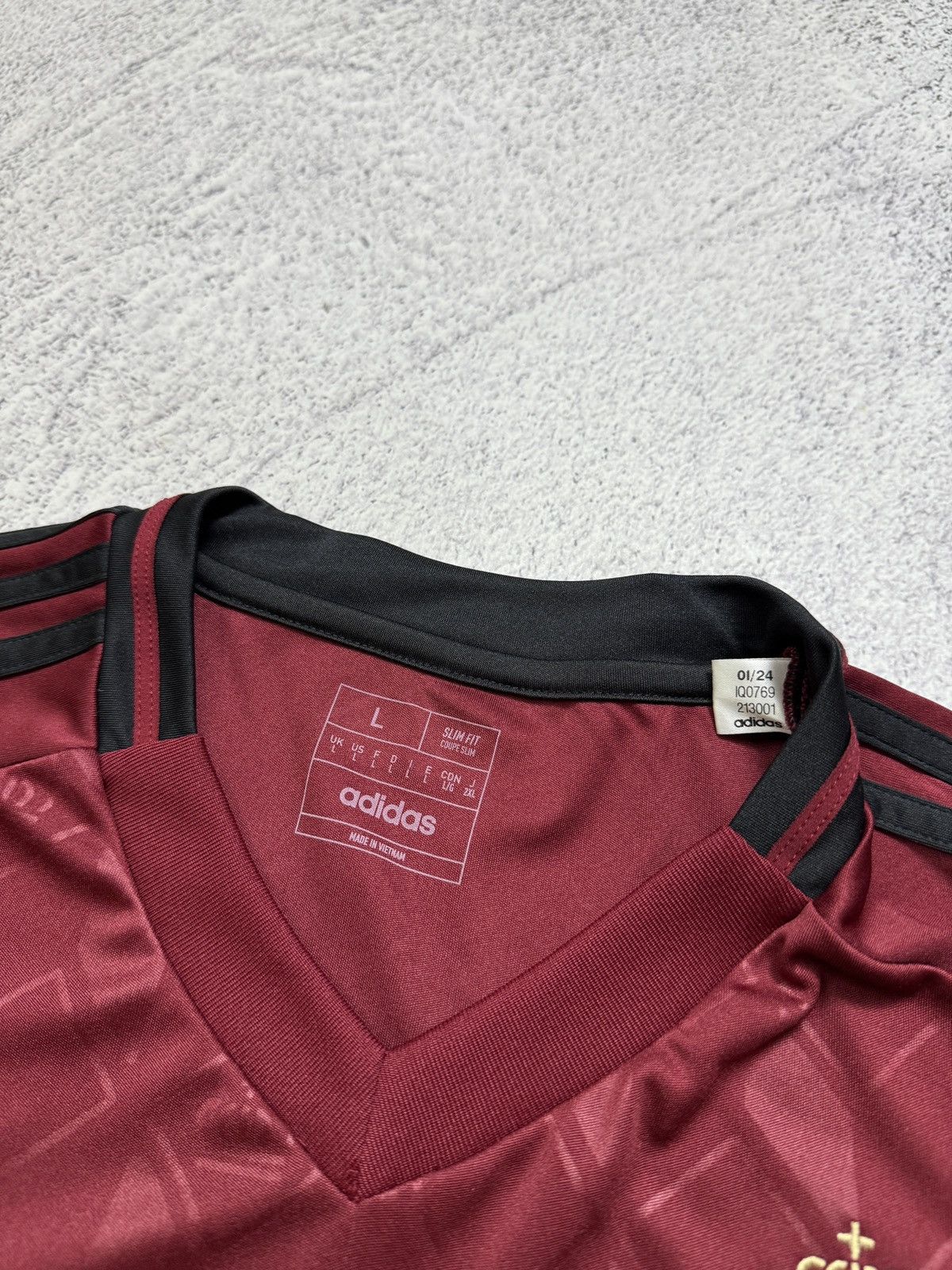 Adidas Adidas Belgium Home Soccer Jersey Euro 2024 Football Shirt Size US L / EU 52-54 / 3 - 7 Thumbnail