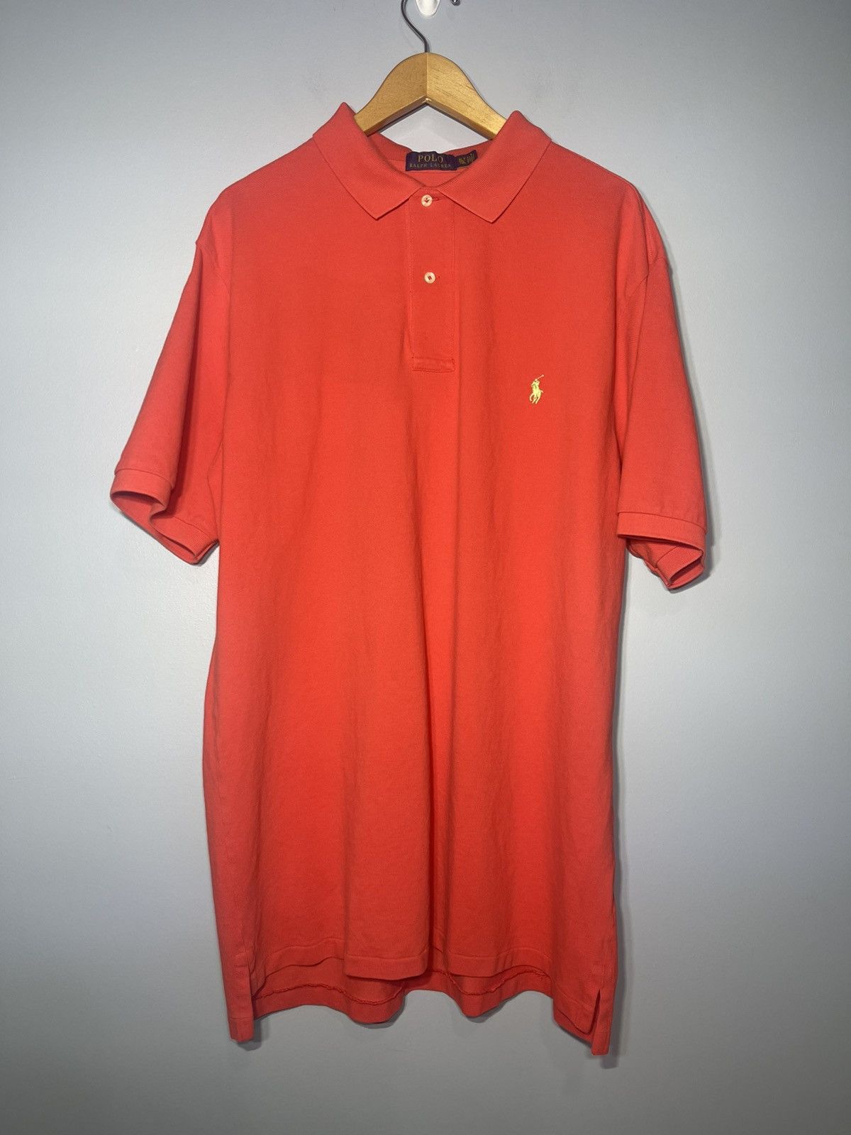 Polo Ralph Lauren Polo Ralph Lauren Hyper Orange Polo Shirt Men’s Sz 2XLT tall Size US XXL / EU 58 / 5 - 2 Thumbnail