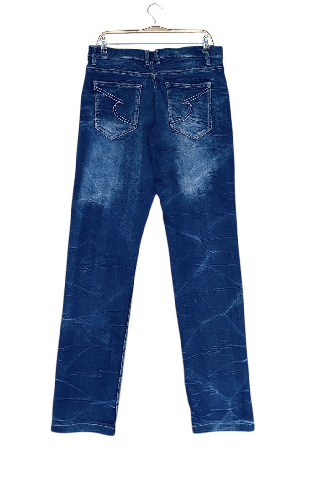 Japanese Brand × Vintage × semanticdesign Vintage Japanese Brand Semantic Design Jeans 2000s Size US 33 - 2 Thumbnail