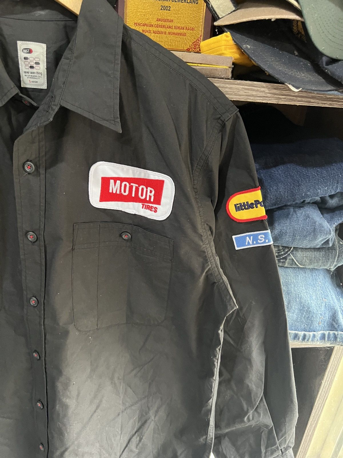 Japanese Brand 🔥Never Seen Thing Patches Shirt Size US M / EU 48-50 / 2 - 6 Thumbnail