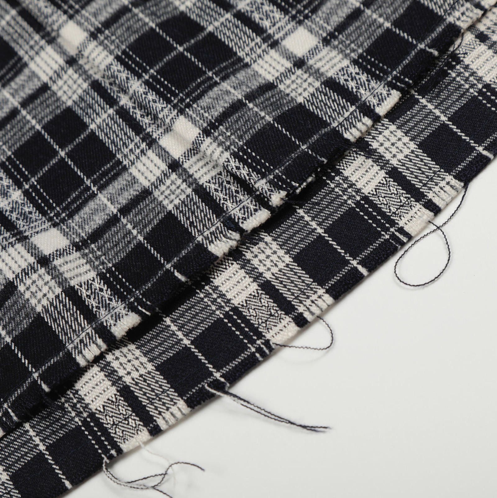 Vintage Irregular Contrast Plaid Long-Sleeve Shirt Size US M / EU 48-50 / 2 - 2 Thumbnail