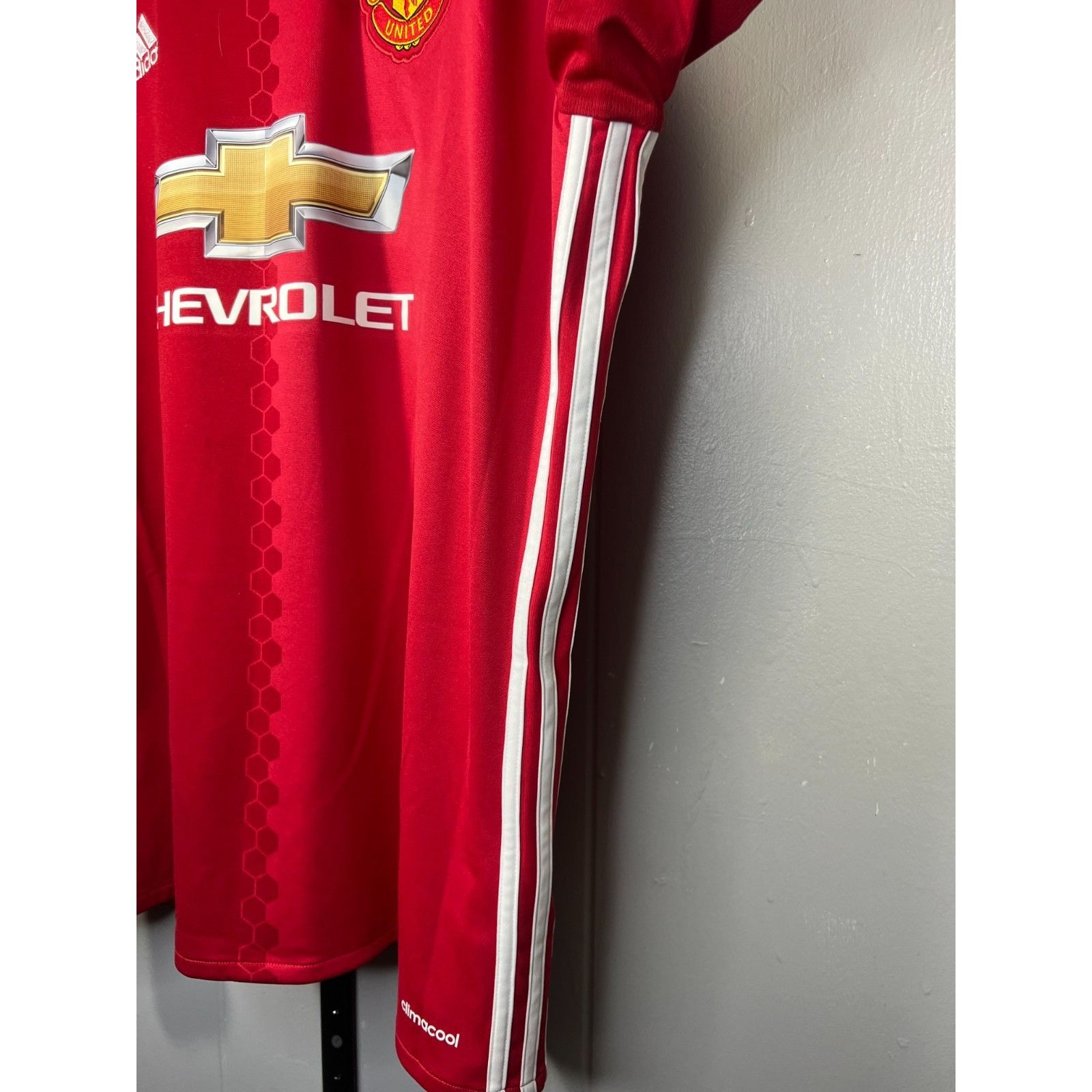 Adidas Adidas Manchester United 2016-17 Authentic Home Shirt Mens s Size US XL / EU 56 / 4 - 4 Thumbnail